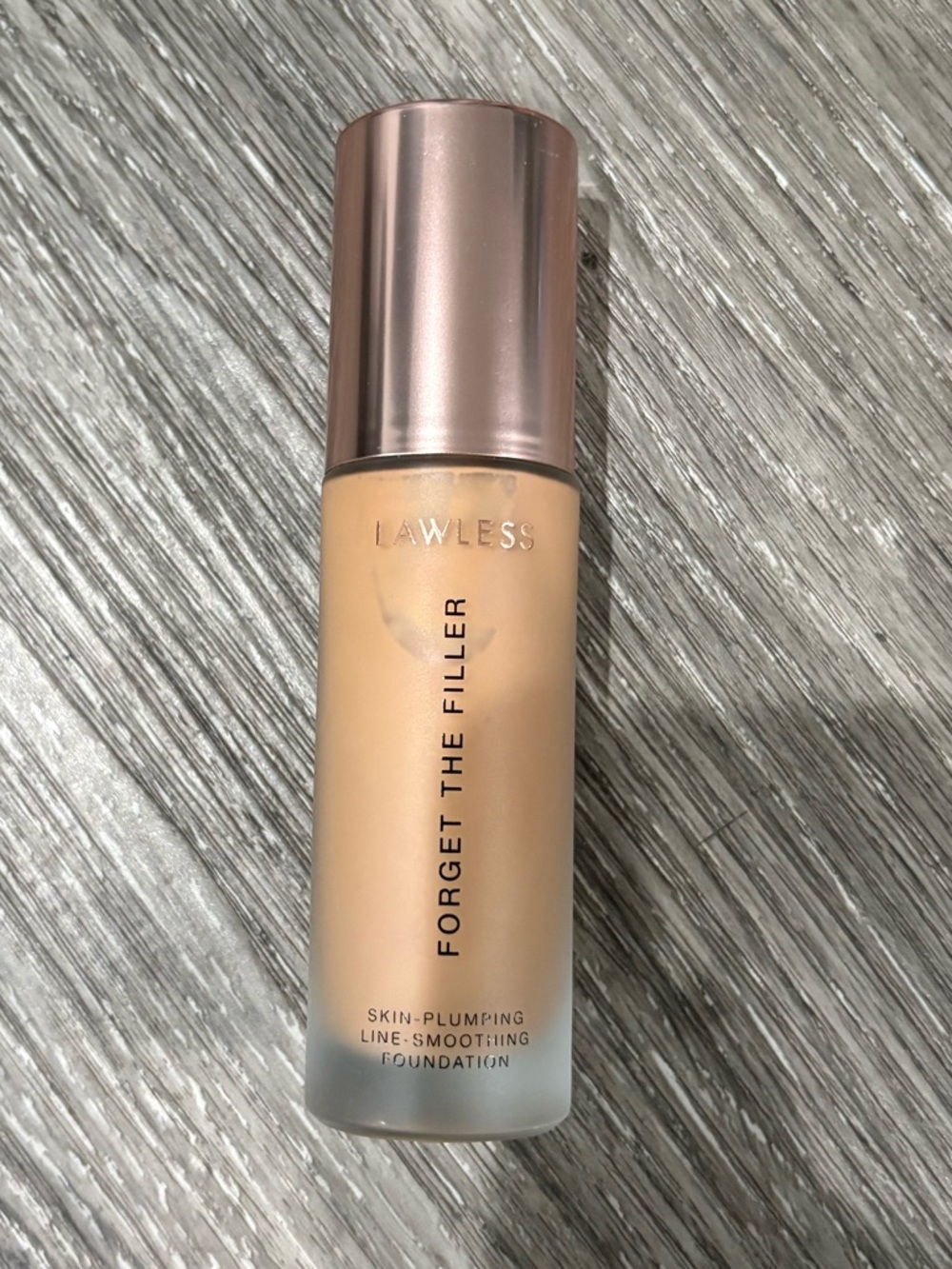 LAWLESS Forget The Filler Foundation - Warm Beige with Rose Gold Cap